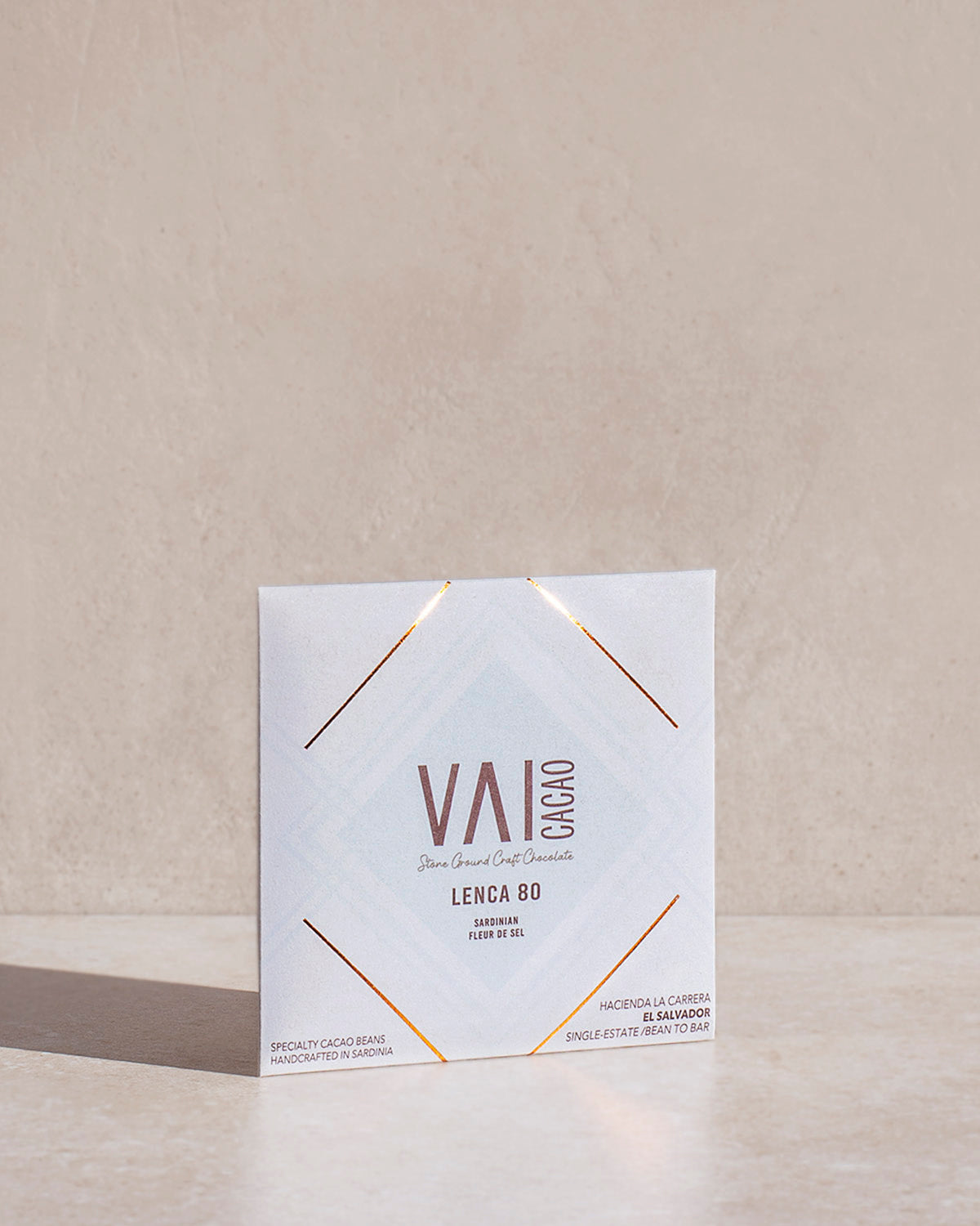 Cioccolato 80% · Lenca, El Salvador + Fleur de Sel raccolto in Sardegna
