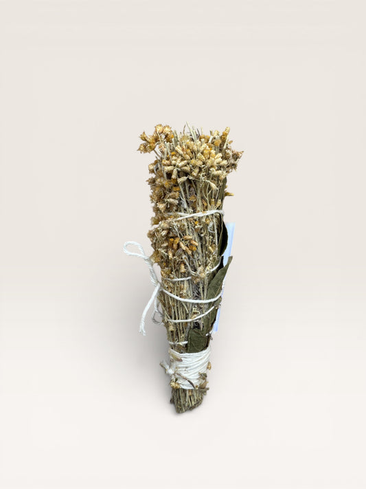 · Smudge · Haz Botánico Silvestre de Cerdeña de Laurel y Helicriso